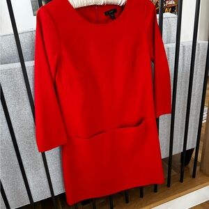 J. Crew Vibrant Red Women's Dress